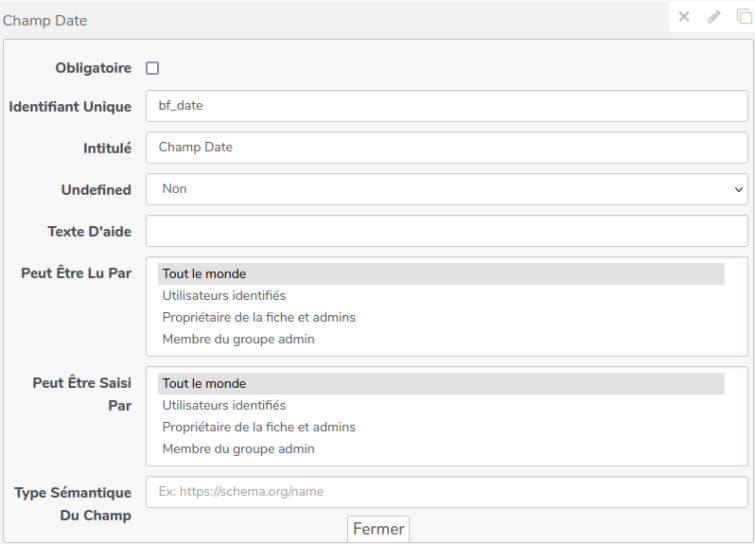 Champ date