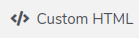 Bouton du champ &laquo;&nbsp;custom HTML&nbsp;&raquo;